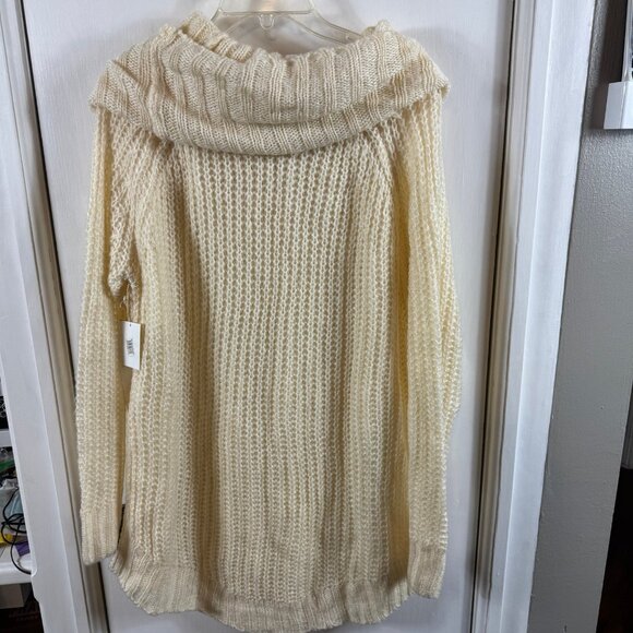 Dreamers by Debut Ivory Hooded Open-Knit Sweater | Nordstrom | Size Large | NWT - Picture 10 of 10